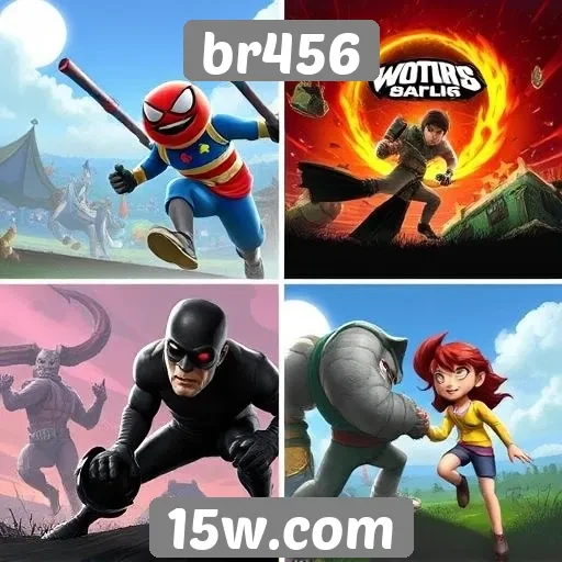 Comparação de jogos populares em br456